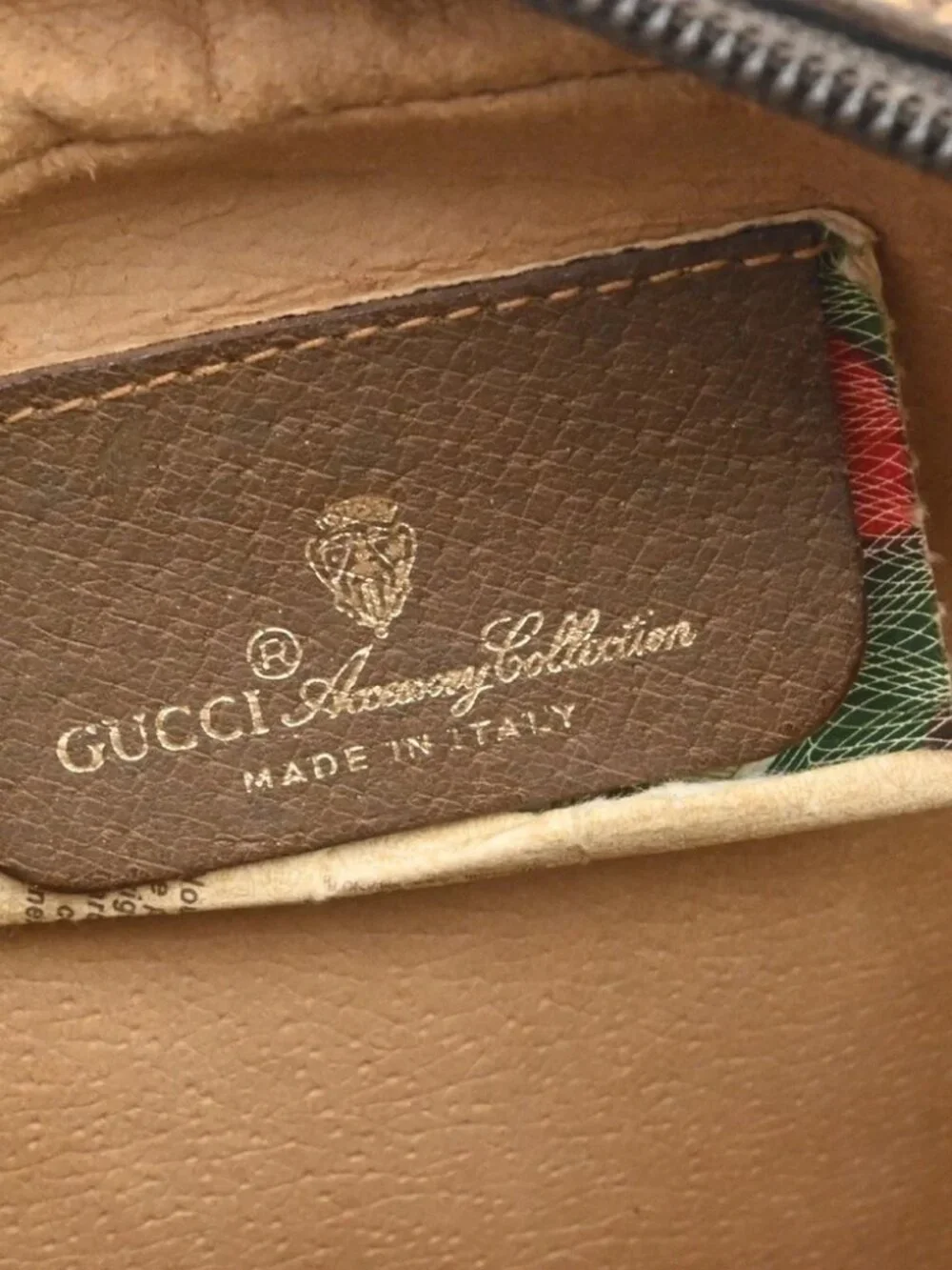 Gucci Beige Canvas GG Clutch Bag